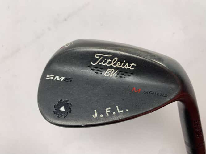 Titleist Vokey SM6 Jet Black Wedge 56* 8  Dynamic Gold S200 Stiff Steel Mens RH