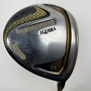 Honma Beres 07 3-Star 3 Fairway Wood 15* ARMRQ 3 Star 42g Regular RH