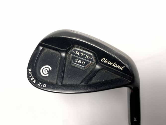 Cleveland 588 RTX 2.0 CB Black Satin Wedge 56* 14 KBS 610 Wedge Wedge Steel RH