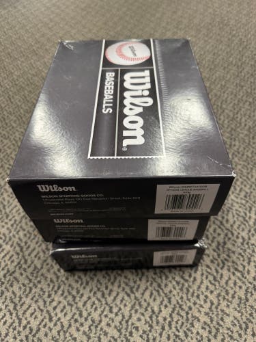 Wilson Baseballs 12 Pack 3 Dozen A1030