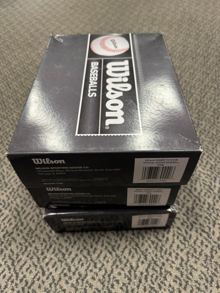 Wilson Baseballs 12 Pack 3 Dozen A1030