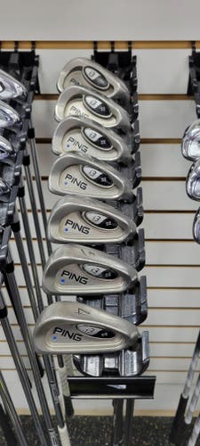 Used Ping I3 PLUS BLUE DOT Mens Iron Set RH 4I-PW 11497-S000151825