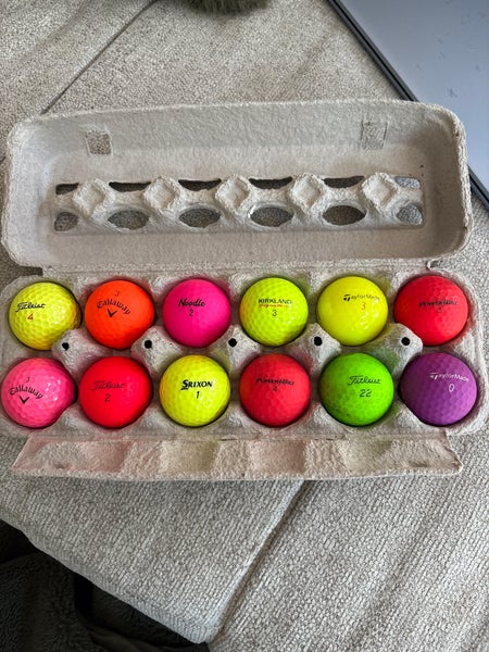 TaylorMade Balls 12 Pack (1 Dozen) (Used)