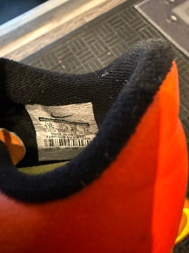 Orange Kids 11K (Little Kids) Nike Mercurial X Cleats (Used)