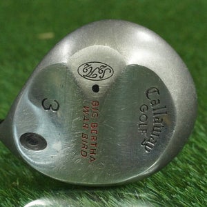 CALLAWAY BIG BERTHA WAR BIRD 3 WOOD S2H2 FAIRWAY COMPETITION 75 GOLD FIRM RH