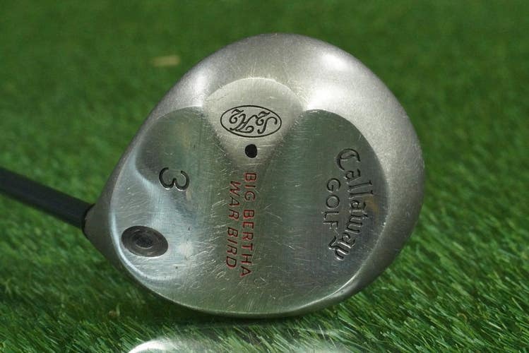 CALLAWAY BIG BERTHA WAR BIRD 3 WOOD S2H2 FAIRWAY COMPETITION 75 GOLD FIRM RH