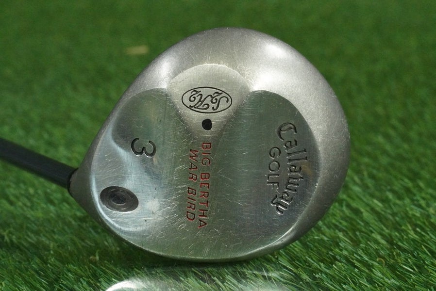 CALLAWAY BIG BERTHA WAR BIRD 3 WOOD S2H2 FAIRWAY COMPETITION 75 GOLD FIRM RH