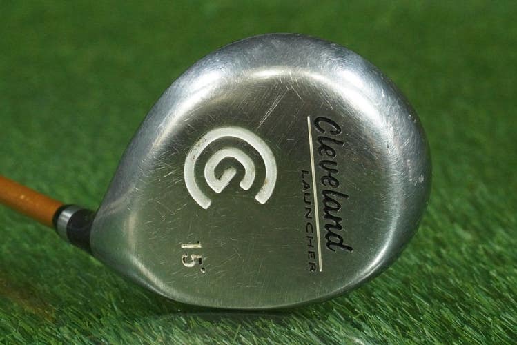 CLEVELAND LAUNCHER 3 WOOD FAIRWAY LAUNCHER GOLD GRAPHITE REGULAR FLEX RH 15