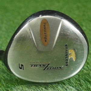 GOLDEN BEAR TRANZITION 5 WOOD STAINLESS TUNGSTEN FAIRWAY GRAPHITE FIRM FLEX RH