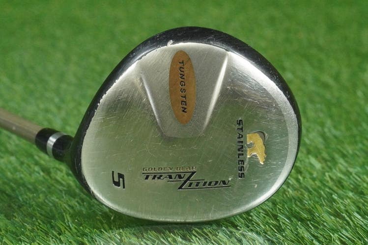 GOLDEN BEAR TRANZITION 5 WOOD STAINLESS TUNGSTEN FAIRWAY GRAPHITE FIRM FLEX RH