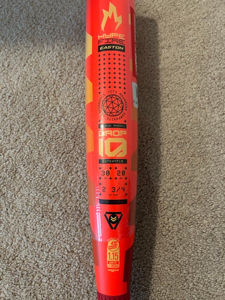 2025 Easton Hype Fire Composite USSSA Certified Bat (-10) 20 oz 30" (New)