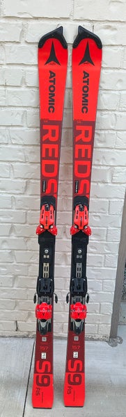 Atomic Redster FIS SL 157 cm Racing Skis With Bindings Max Din 12 (Used)