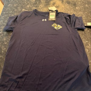 Nashville Jr Predators Youth Large Under Armour Shirt (New)