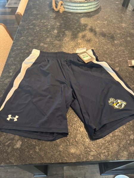 Nashville Jr Predators Youth Large Under Armour Shorts (New)