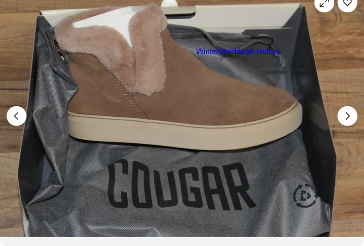 NEW Cougar Womens Duffy Draft Waterproof Suede Winter Shoes US Size 8
