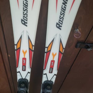 149cm ROSSIGNOL PURSUIT RTL SKIS w/ROSSIGNOL 100 EZ ADJUST BINDINGS *USED*
