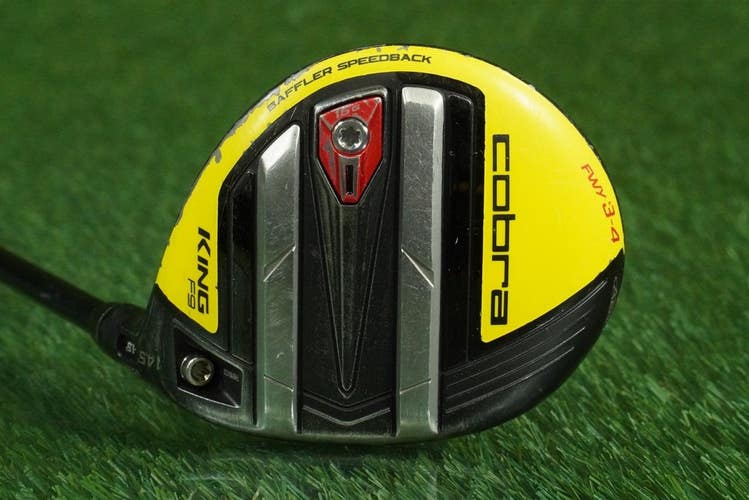 KING COBRA F9 3-4 WOOD FAIRWAY FUJIKURA ATMOS 7S STIFF RH 14.5 ADJUSTABLE LOFT