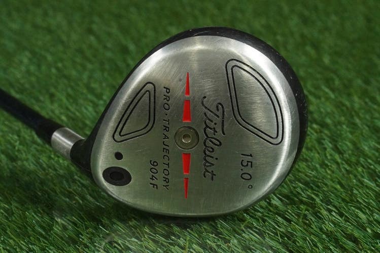 TITLEIST PRO TRAJECTORY 904F 3 WOOD FAIRWAY GRAPHITE DESIGN YS-6 EXTRA-STIFF 15