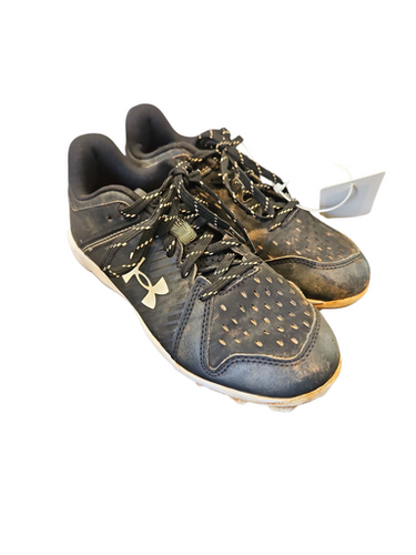 Used Under Armour CLEAT BB/SB Cleats Black Junior 03 11850-S000021315