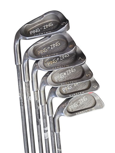 Ping Used Left Hand Men's Regular Flex Graphite Shaft Iron Set