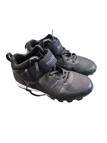 Used Riddell Jr FB Cleats Black Junior 04 11850-S000021438