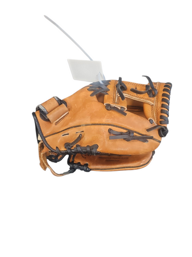 Used Mizuno POWER CLOSE BB/SB Glove RH Throw Brown 11" 11850-S000021441