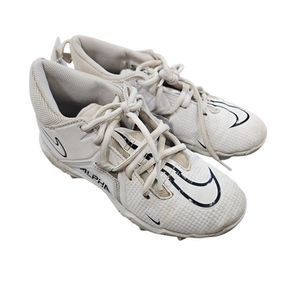Used Nike ALPHA BB/SB Cleats White Junior 02.5 11850-S000021448