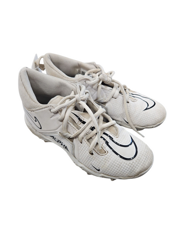 Used Nike ALPHA BB/SB Cleats White Junior 02.5 11850-S000021448