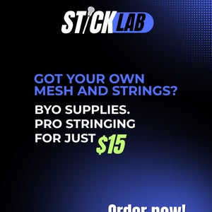 Professional stringing & dye service.