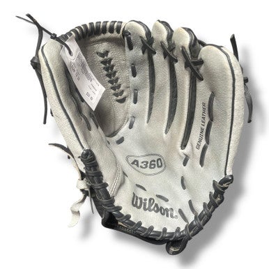 Used Wilson A360 BB/SB Glove RH Throw Black 13" 11375-S000364140