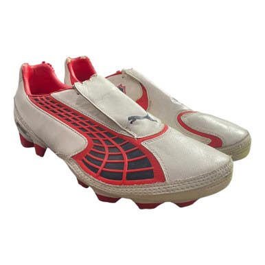 Used Puma V1.10 Soccer Cleats White Senior 9 11375-S000363360