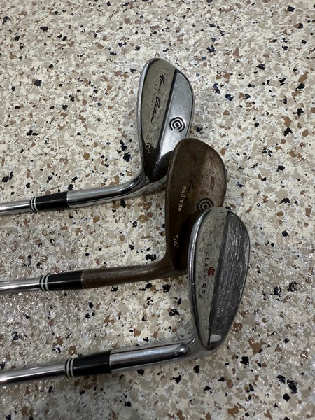 Used Cleveland Tour Action Wedge Set 52, 56, 60