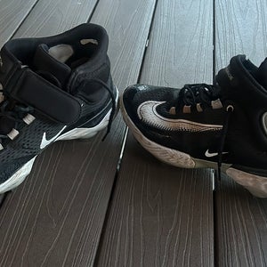 Black Men's Size M 12.0 (W 13.0) Adult Nike Nike alpha huarache elite 4 High Top Metal (Used)