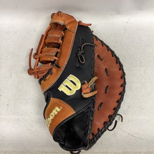 Used Wilson A2000 SPIN CONTROL BB/SB First Base RH Throw Tan And Black 12 1/2" 11851-S000037873