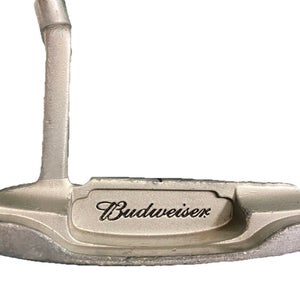 Budweiser Souvenir Logo Blade Putter RH Steel Shaft 35" Nice Professional Grip