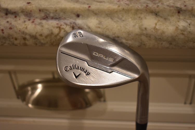 Men's 2025 Callaway Opus Right Handed Wedge Regular Flex 60 Degree Steel Shaft (Used)