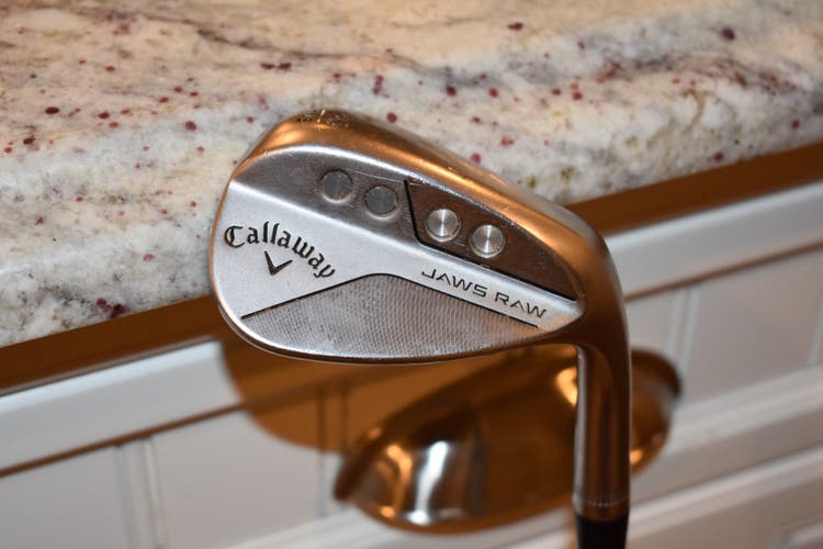 Men's 2023 Callaway Jaws Raw Right Handed Wedge Regular Flex 56 Degree Steel Shaft (Used)