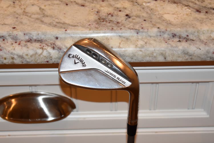2023 Callaway Jaws Raw Right Handed Wedge Regular Flex 54 Degree Steel Shaft (Used)