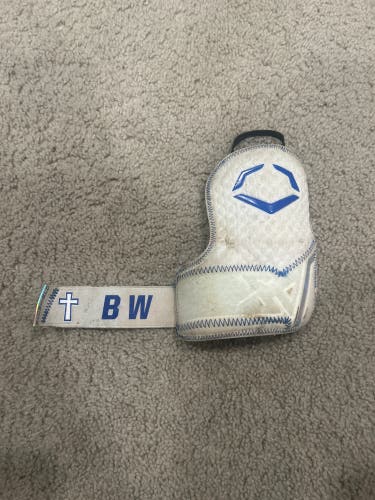 White Senior EvoShield Wrist w/ Strap Wrist Guards (Used)