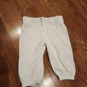 White Men's XL Youth Alleson Game Pants (New)