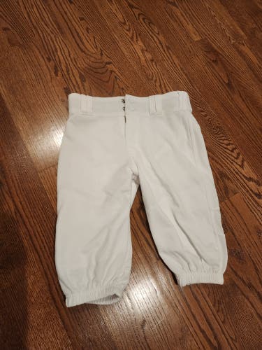 White Men's XL Youth Alleson Game Pants (New)