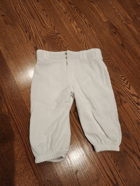White Men's XL Youth Alleson Game Pants (New)