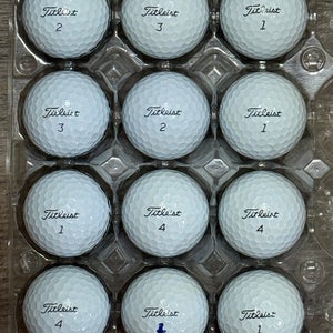 12 Titleist AVX Golf Balls - 5A MINT CONDITION ONLY