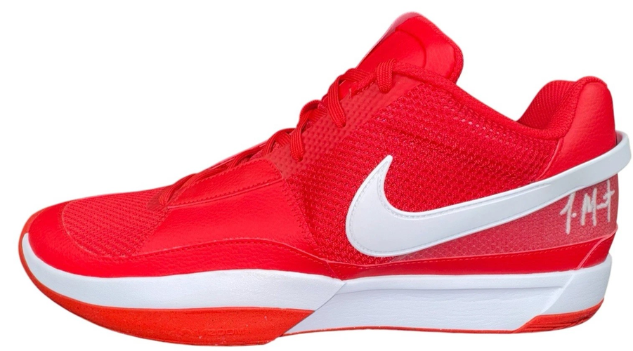 Nike Ja Morant 1 TB Promo Low Mens Size 16 University Red &White Sneakers Shoes