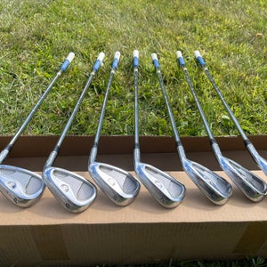 2005 TaylorMade Rac TP Right Handed Iron Set Stiff Flex Steel Shaft (Used)