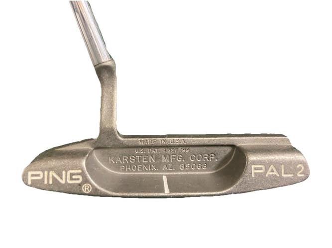 Ping Pal 2 Putter Karsten Phoenix AZ 85068 Steel 35.5" RH Label & Ping-Man Grip