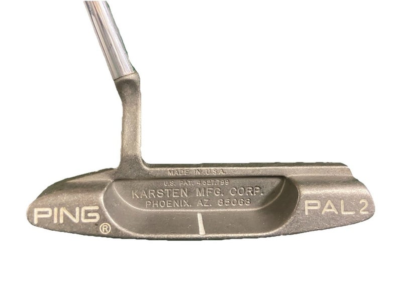 Ping Pal 2 Putter Karsten Phoenix AZ 85068 Steel 35.5" RH Label & Ping-Man Grip