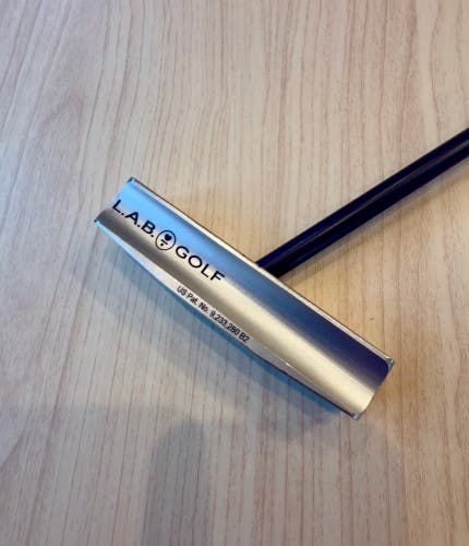 Black Unisex L.A.B. Golf BLaD.1s Blade Left Hand Putter Uniflex 35" (Used)