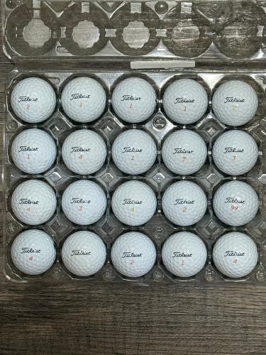 20 Titleist Velocity Golf Balls - 5A MINT CONDITION ONLY