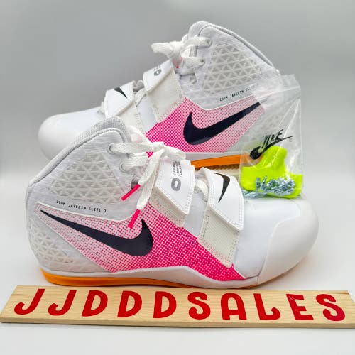 Nike Zoom Javelin Elite 3 Spikes Track White AJ8119-101 Men's Sz 10.5 NEW
New Without Box